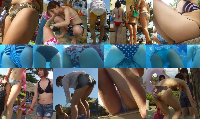 Ass fetish in the pool. Part2