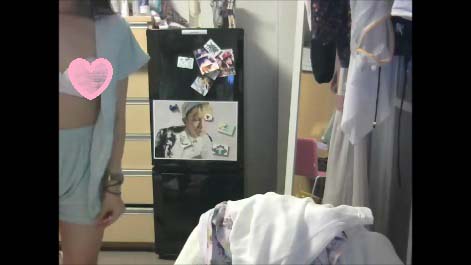 困り眉毛のアイドル顔着替え